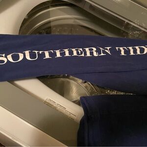 Southern Tide Navy lightweight hoodie